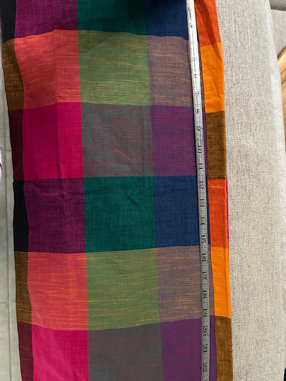Rujuta Sheth NY Plaid Multicolor Jumpsuit Size Medium - Picture 6 of 11
